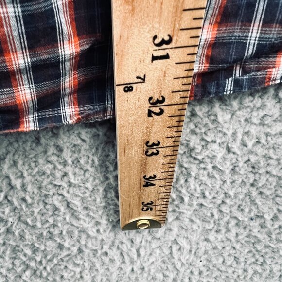 Ariat Pro Series Mens Western‎ Shirt Extra Large Black Red Plaid Button Front - Picture 11 of 12